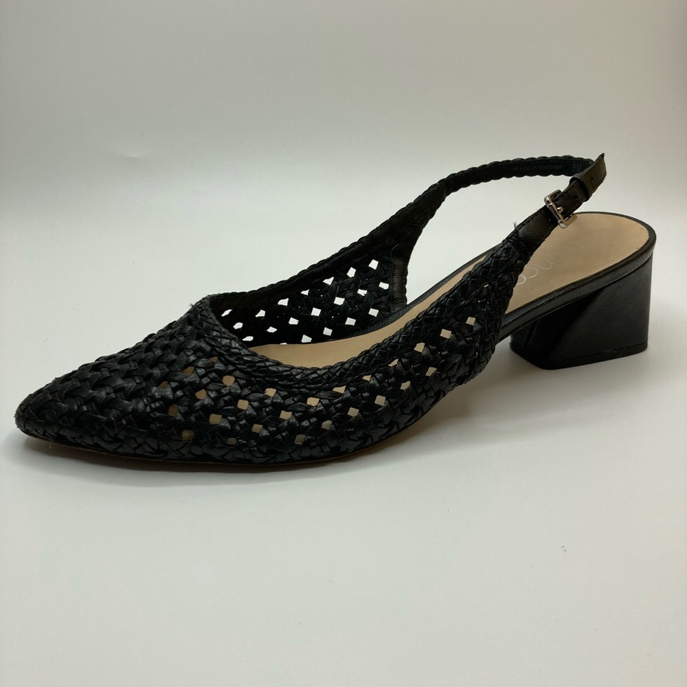 Black leather Franco Sarto shoes